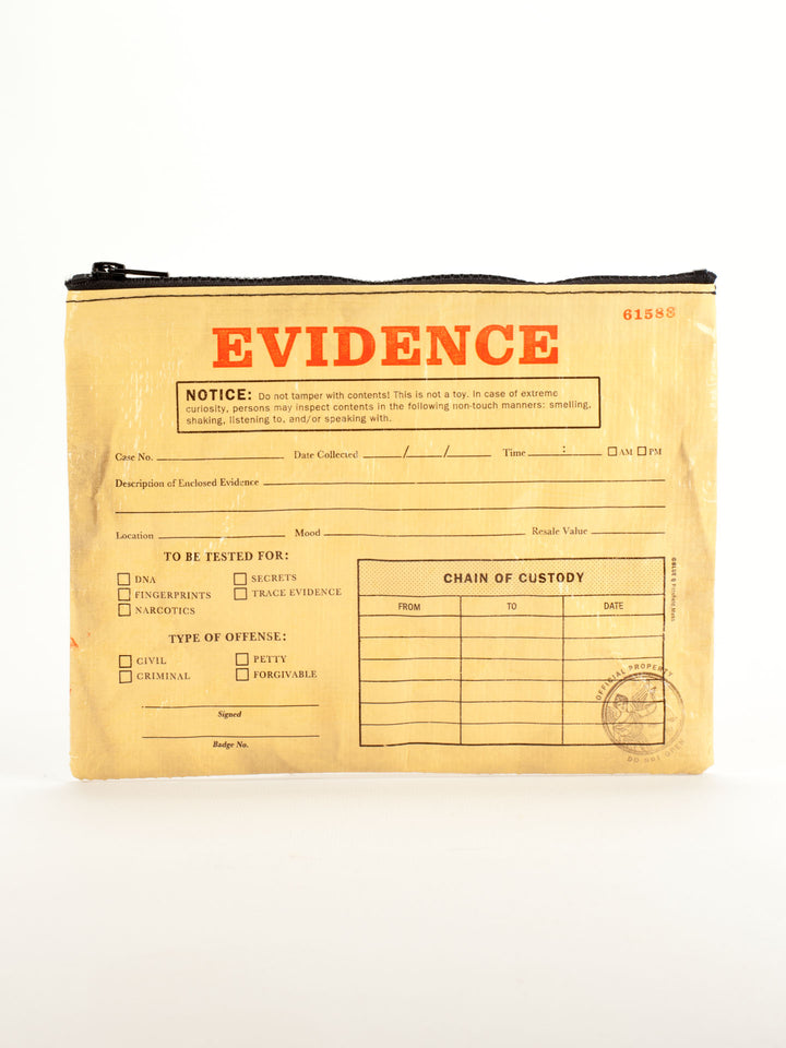 Blue Q | Zipper Pouch | Evidence