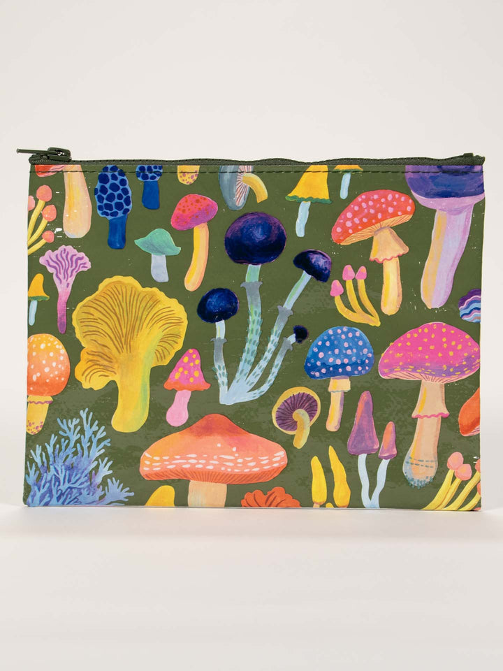 Blue Q | Zipper Pouch | Mushrooms Zipper Pouch
