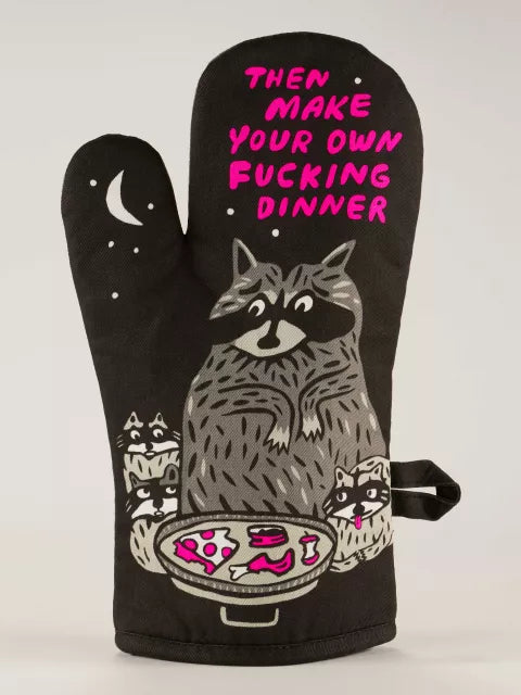 Blue Q Oven Mitt | Make Your Own Fucking Dinner