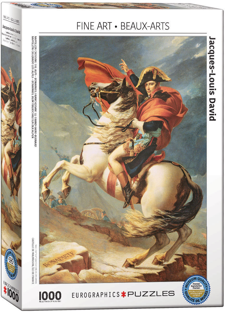 Eurographics | Napoleon Crossing the Alps 1000 piece puzzle