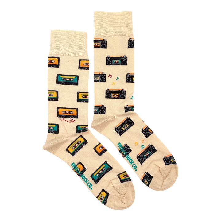 Friday Sock Co. | Men's Socks | Cassette & Boombox