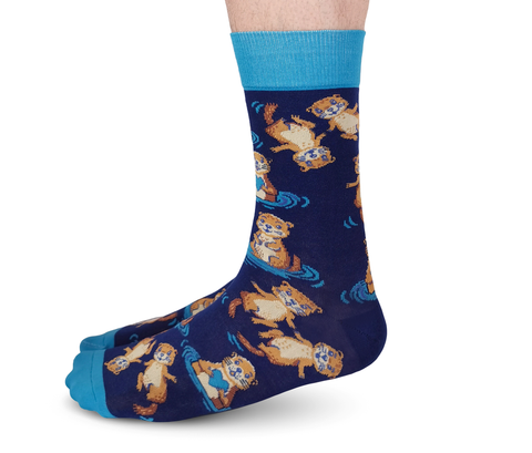 Uptown Sox | Men's Crew Socks | Otterly Adorable