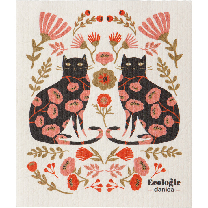 Cat Bloom Swedish Sponge Cloth | Danica