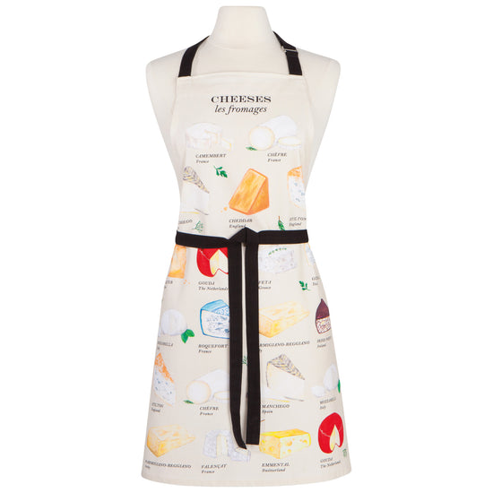 Les Fromages Fine Print Apron | Now Designs