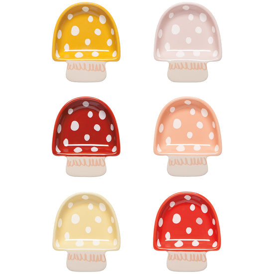 Toadstool Pinch Bowls - Set of Six