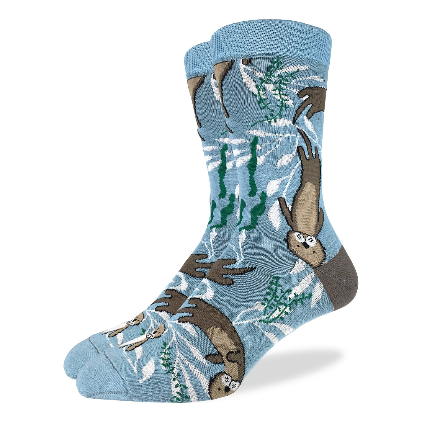 Good Luck Sock | Men's Crew | Sea Otters Good Luck Sock - Oscar & Libby's