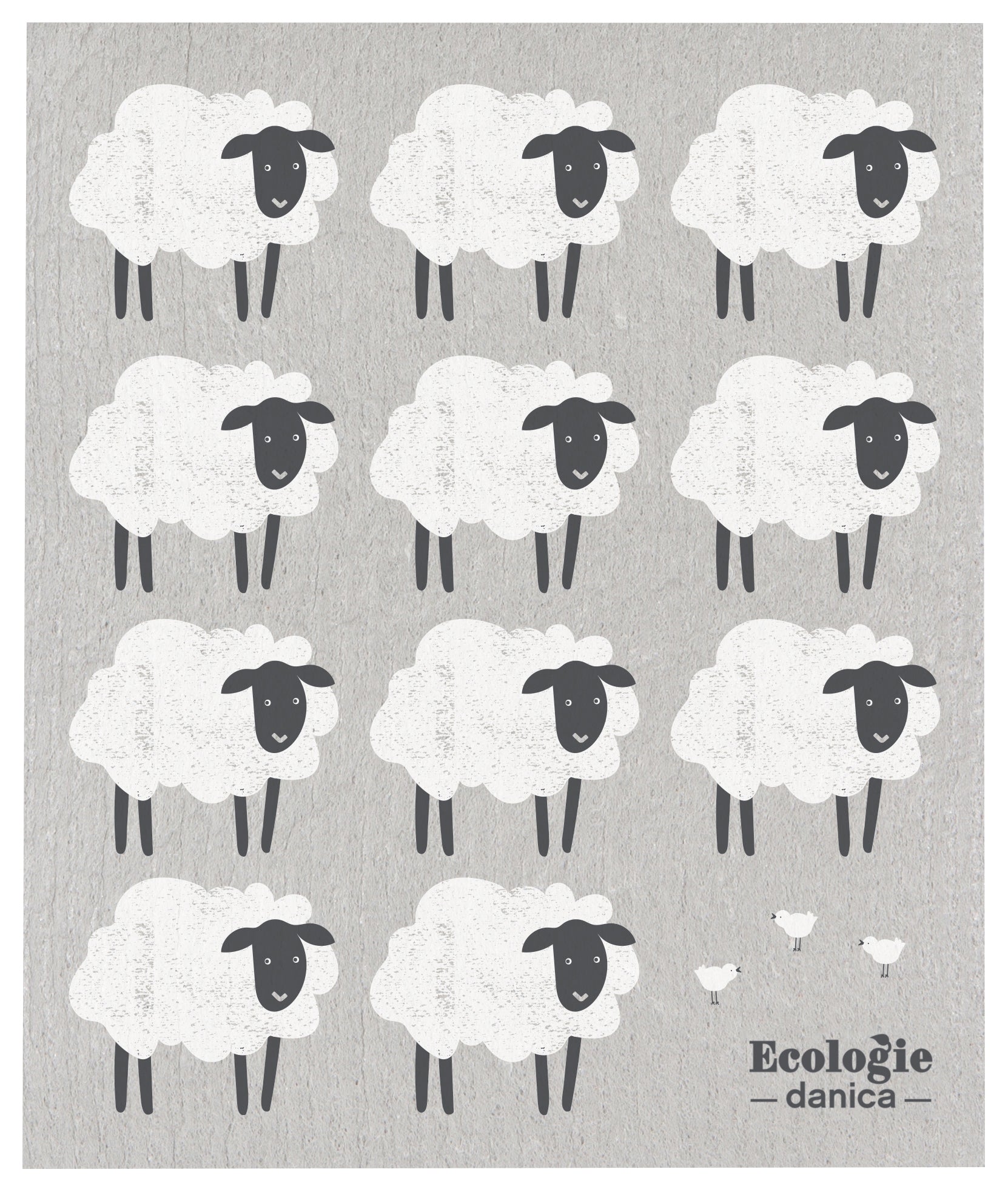 Counting Sheep Swedish Sponge Cloth | Danica Danica - Oscar & Libby's