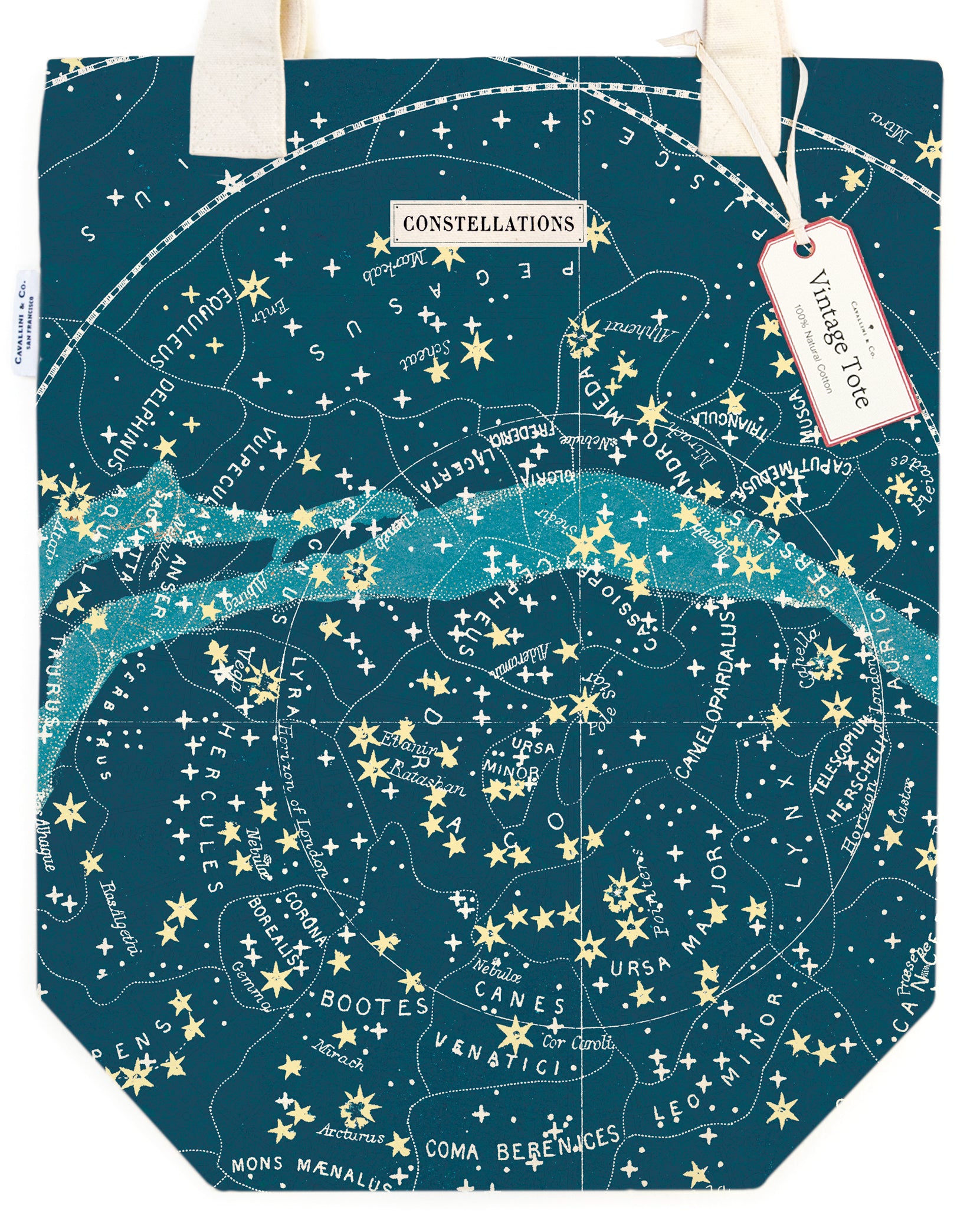 Celestial Tote Bag | Cavallini Cavallini & Co - Oscar & Libby's