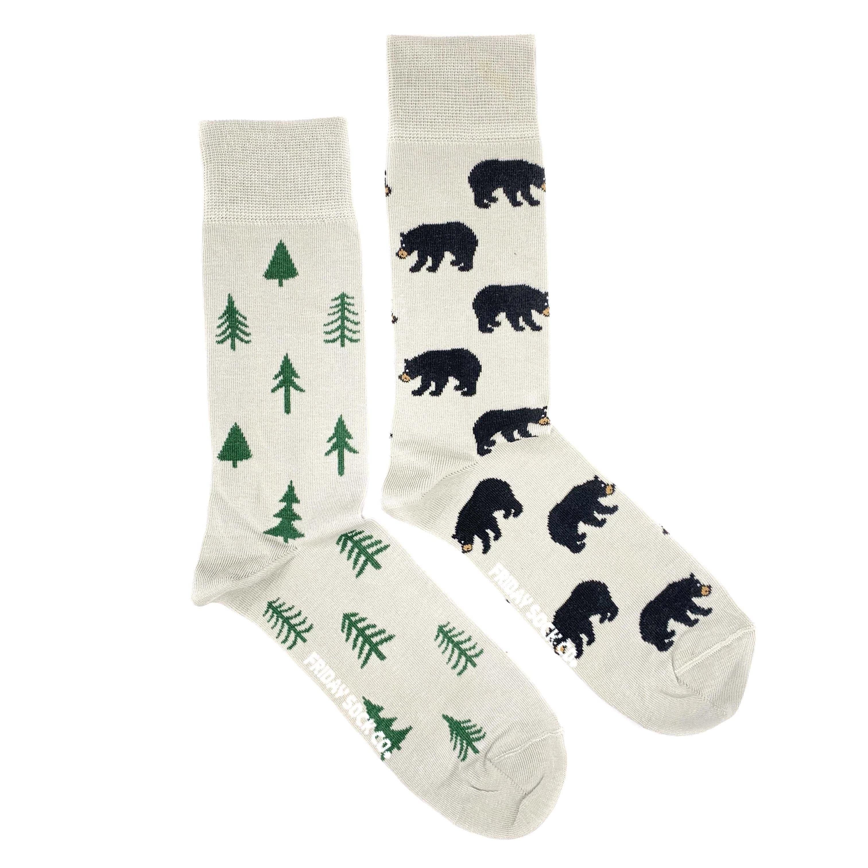 Friday Sock Co. | Men's Socks | Bear and Tree Socks Friday Sock Co. - Oscar & Libby's