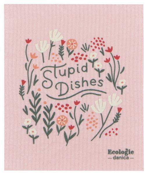 Stupid Dishes Swedish Sponge Cloth | Danica Danica - Oscar & Libby's