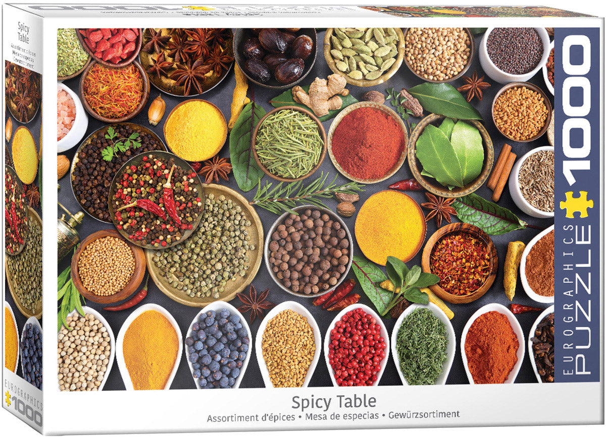 Spicy Table 1000 piece Eurographics Puzzle Eurographics - Oscar & Libby's