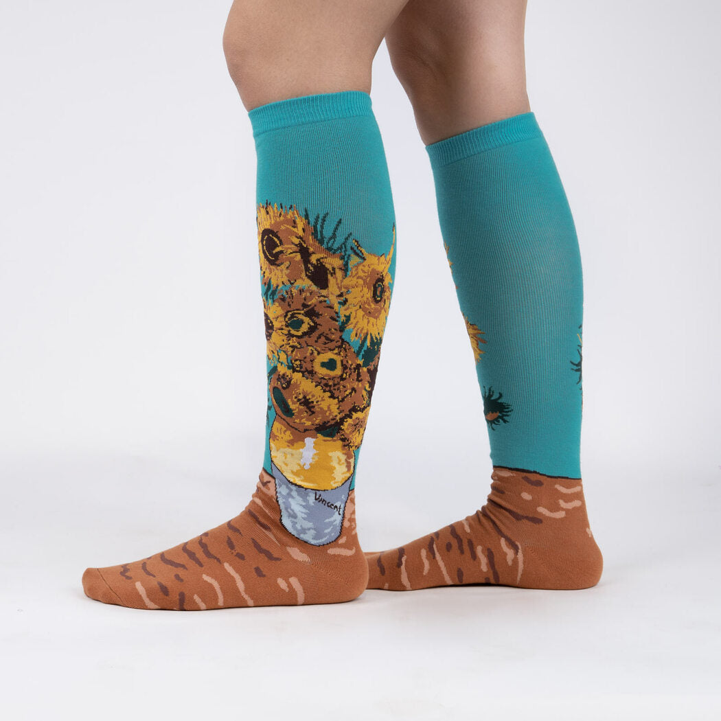 Sock it to Me | Knee High | Sunflowers