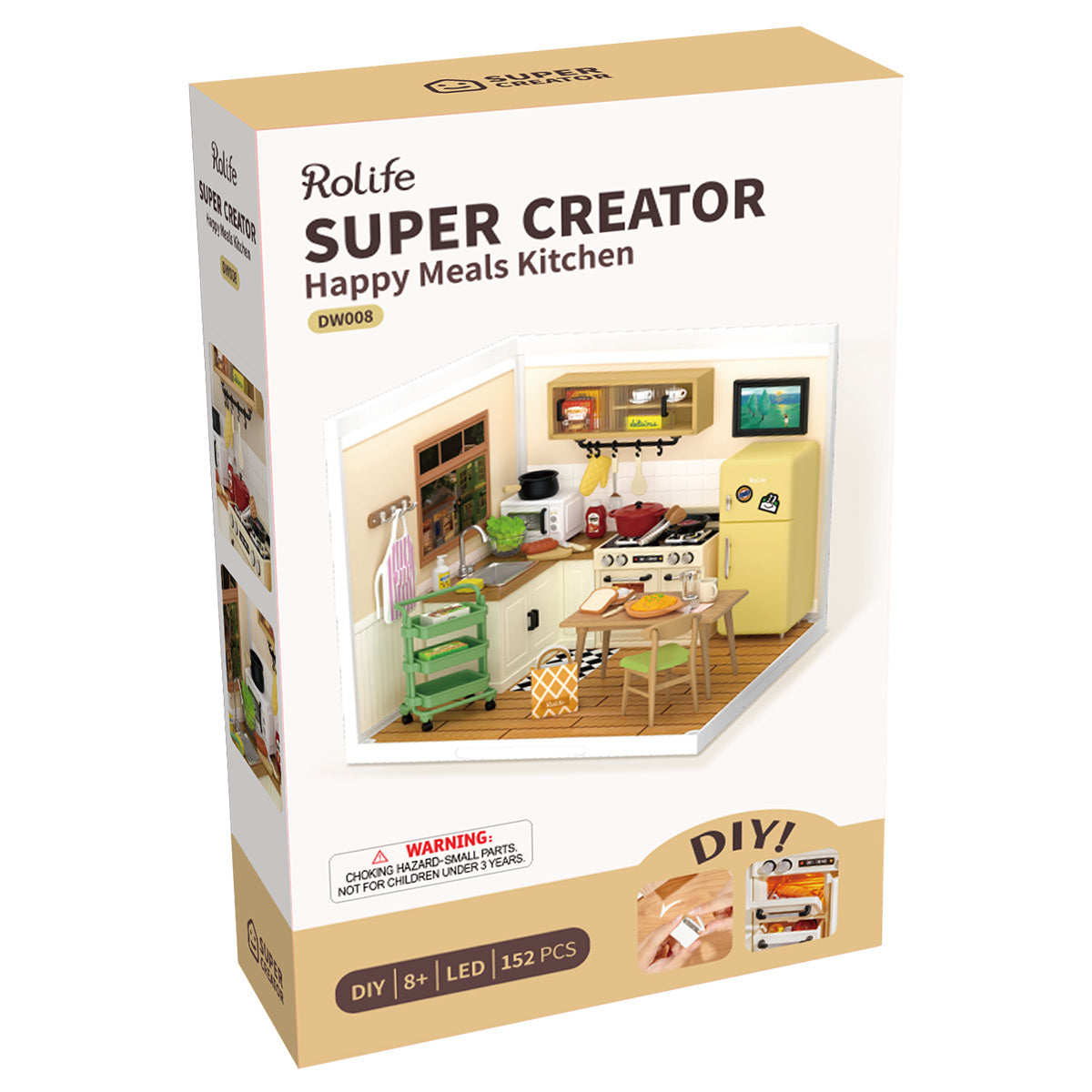 Rolife Super Creator | Happy Meals Kitchen