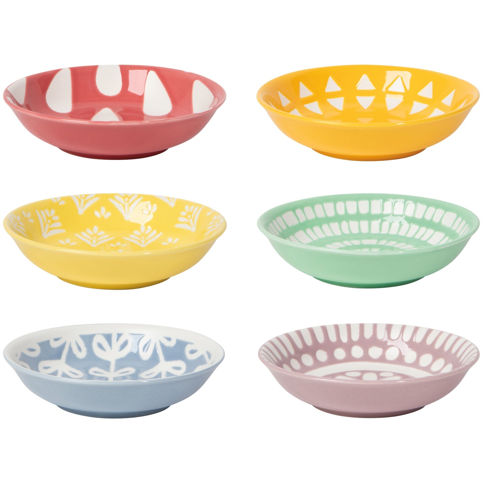 Now Designs | Dewdrop Pinch Bowls - Set of 6