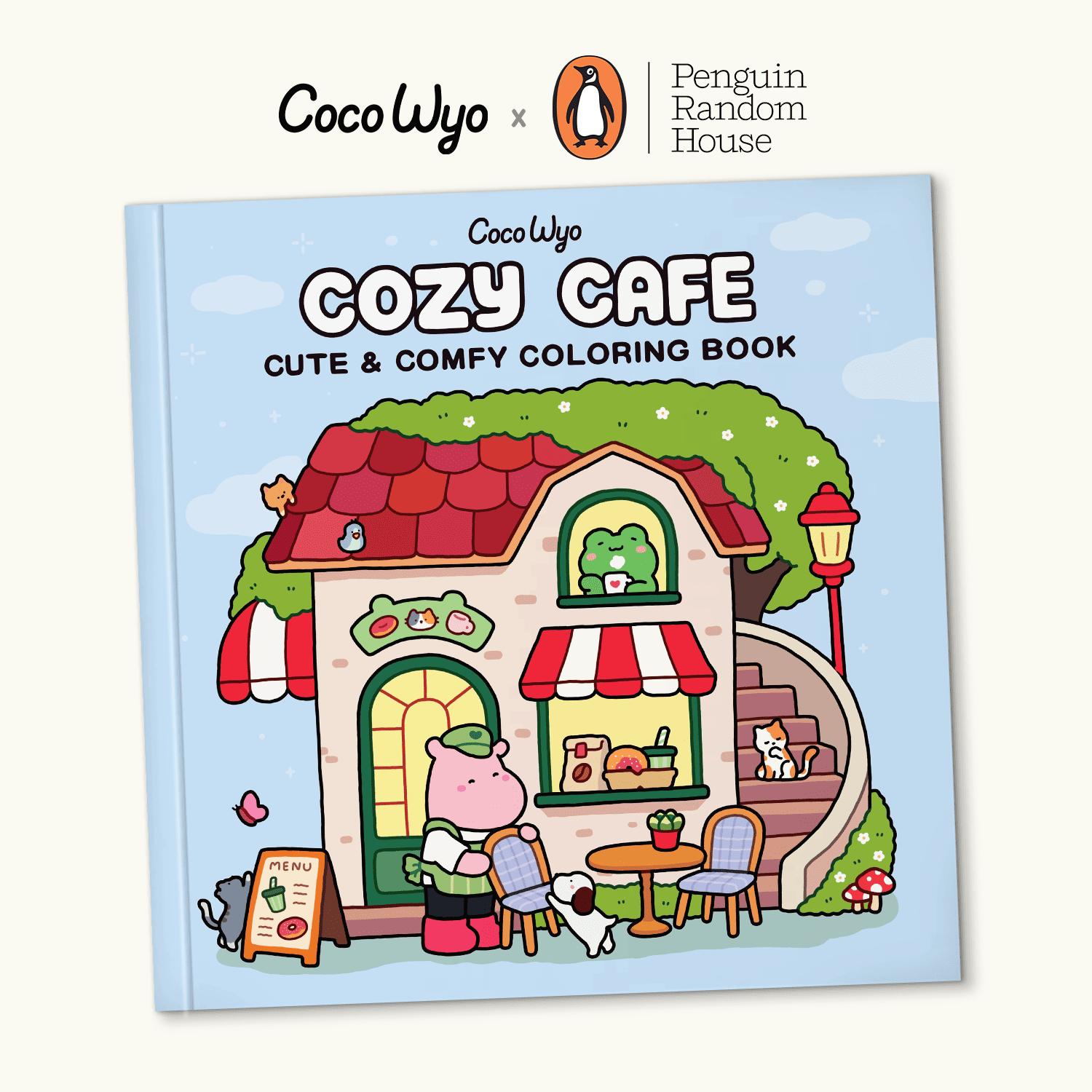 Coco Wyo | Cozy Cafe Colouring Book