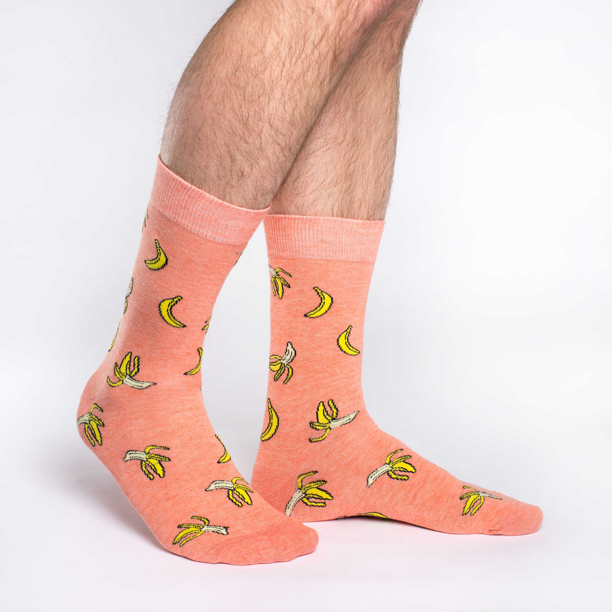 Good Luck Sock | Men's Crew | Orange Banana
