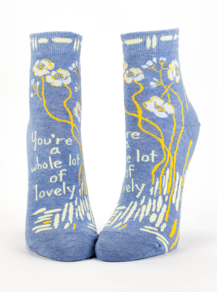 Blue Q | Women's Ankle Socks | You're A Whole Lotta Lovely