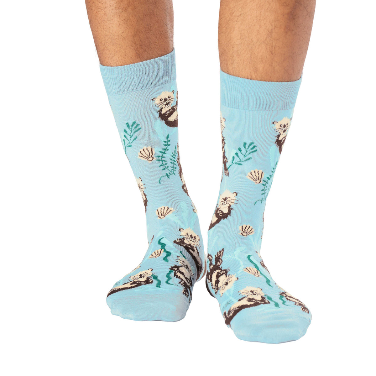 Good Luck Sock | Men's Crew | Sea Otters