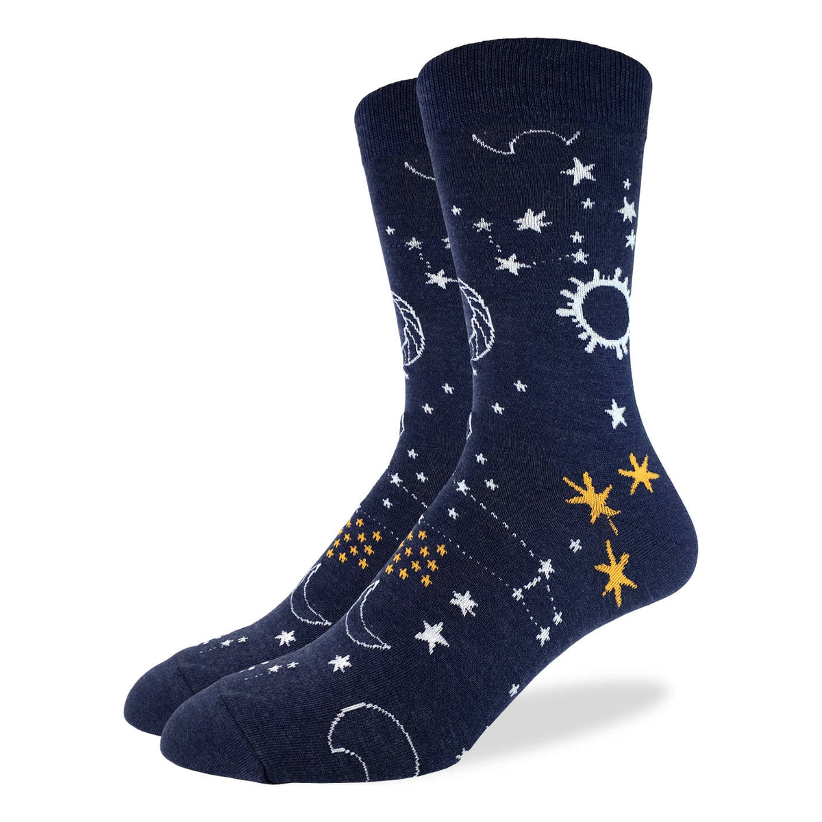 Good Luck Sock | Men's Crew | Starry Night