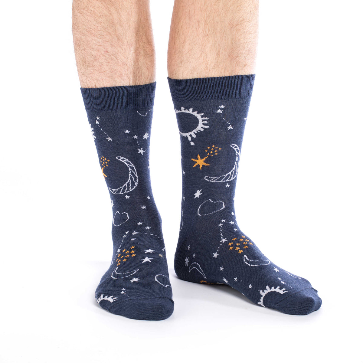Good Luck Sock | Men's Crew | Starry Night
