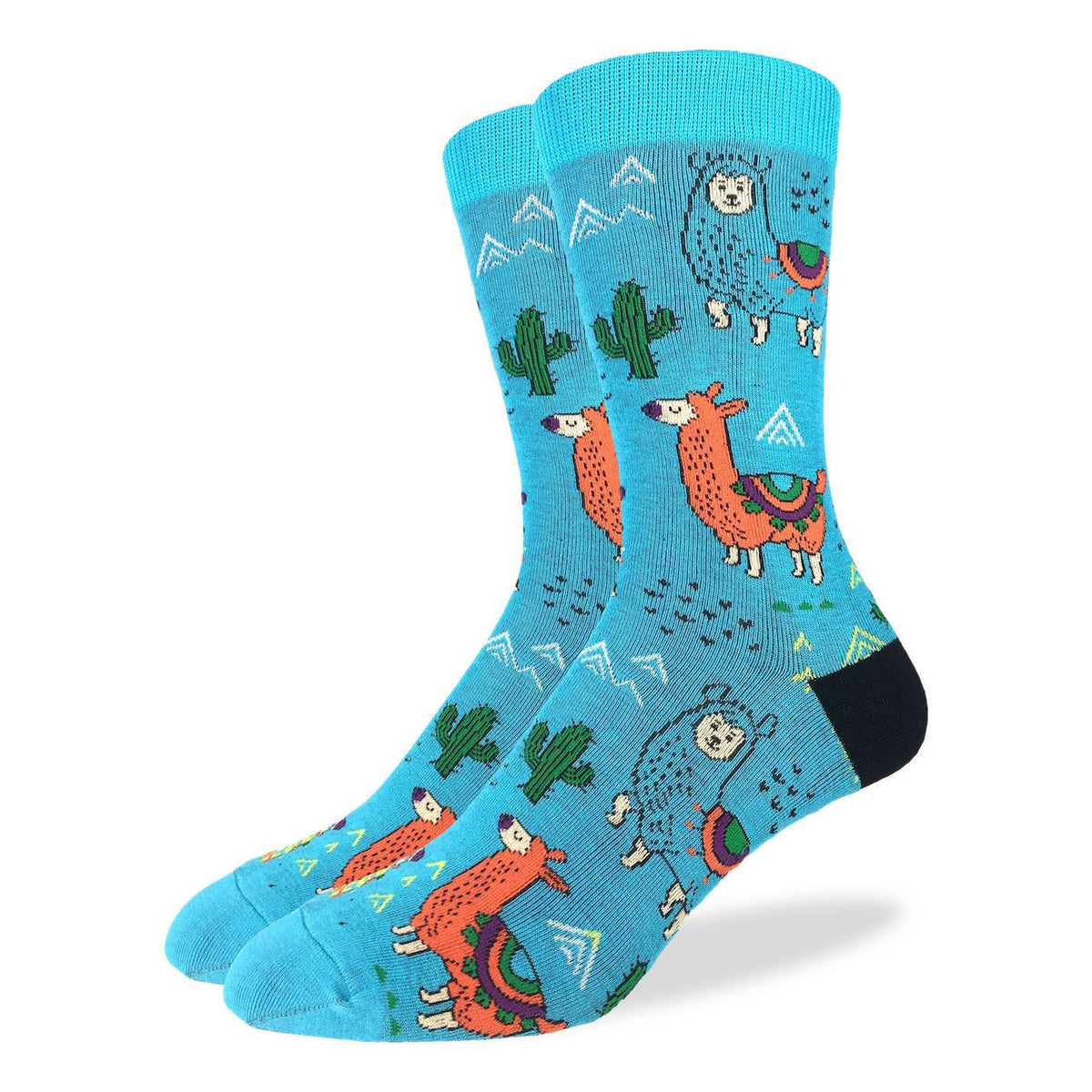 Good Luck Sock | Men's Crew | Fun Llama