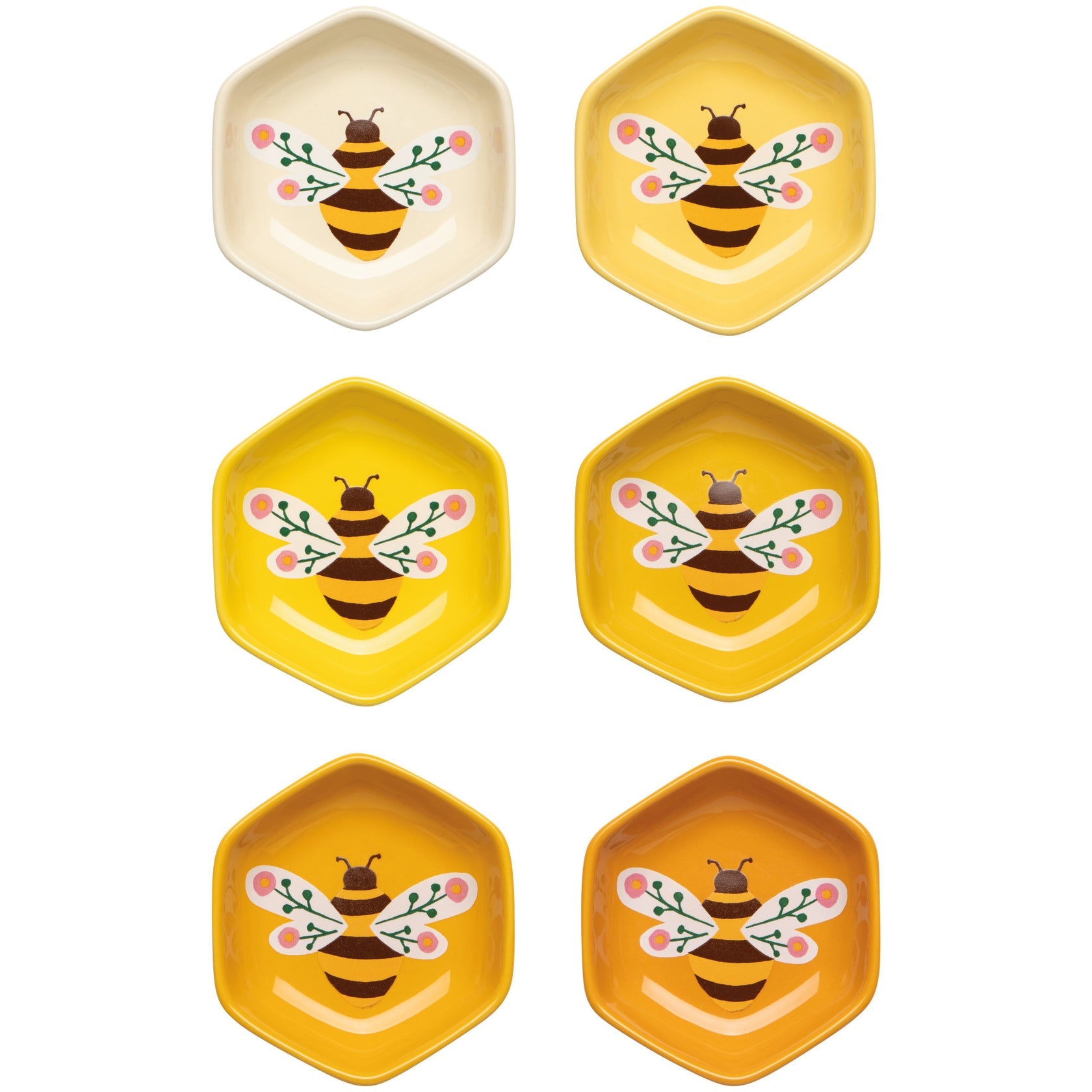 Now Designs | Bee Garden Pinch Bowls - Set of 6