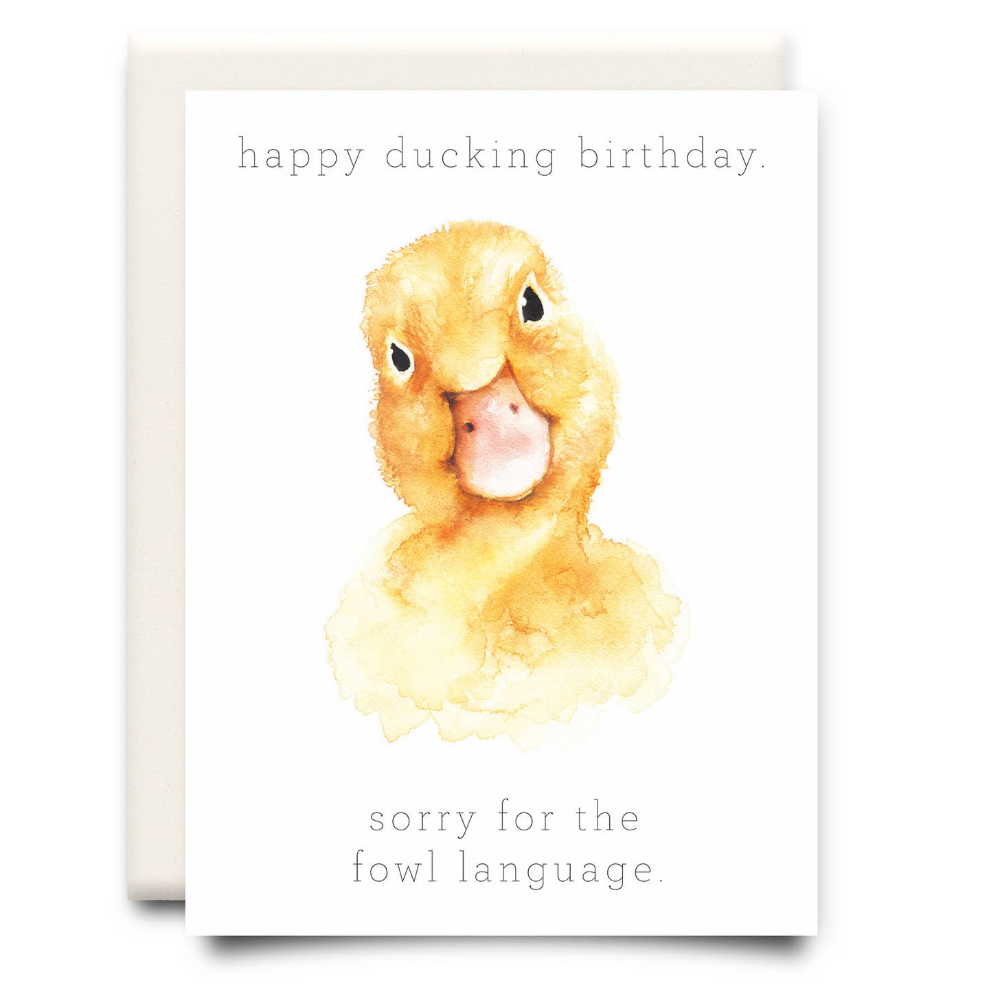 Inkwell Cards | Fowl Language Birthday Card