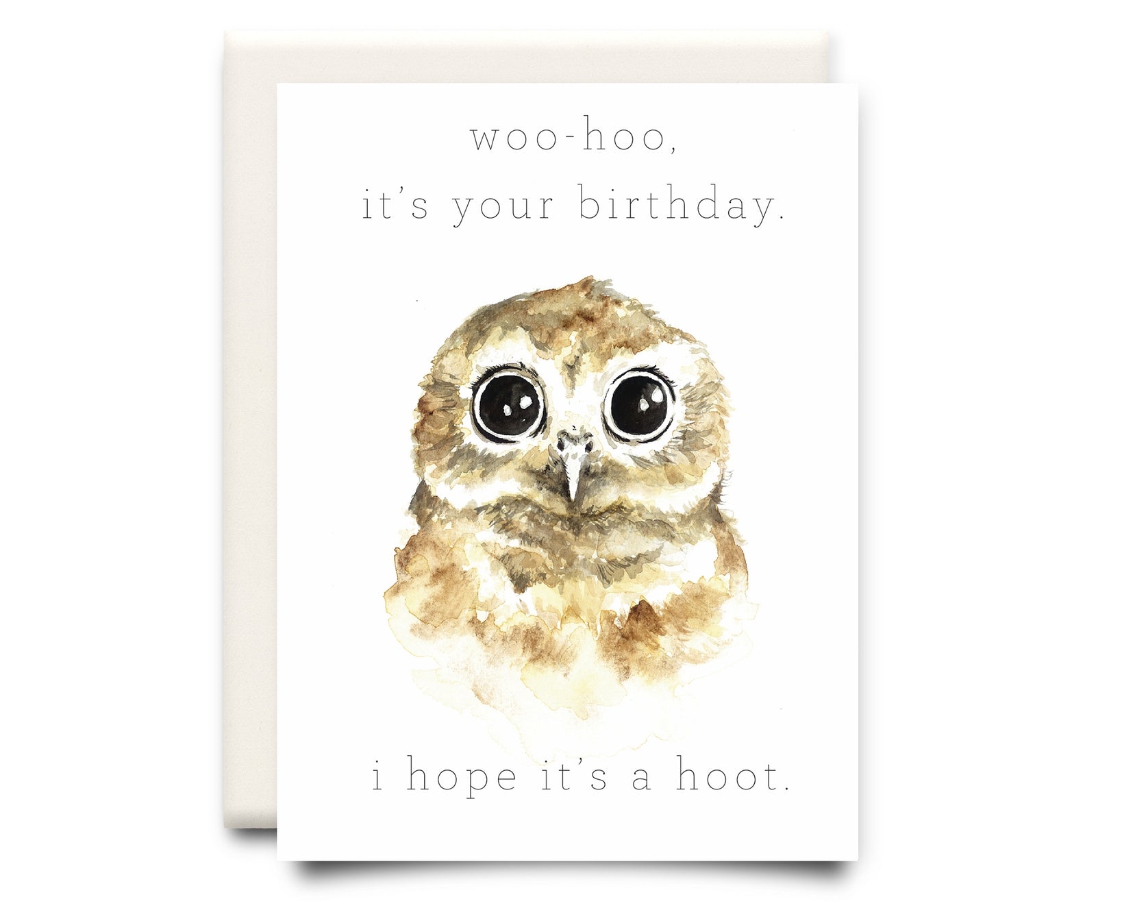 Inkwell Cards | Hope it's a Hoot Birthday Card