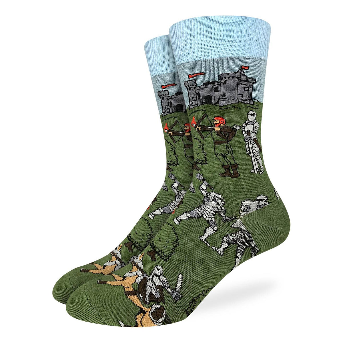 Good Luck Sock | Men's Crew | Medieval Knights
