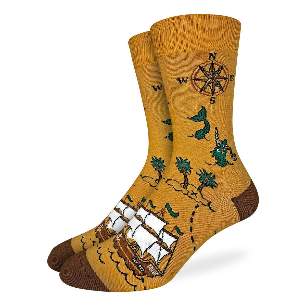 Good Luck Sock | Men's Crew | Pirate Ship