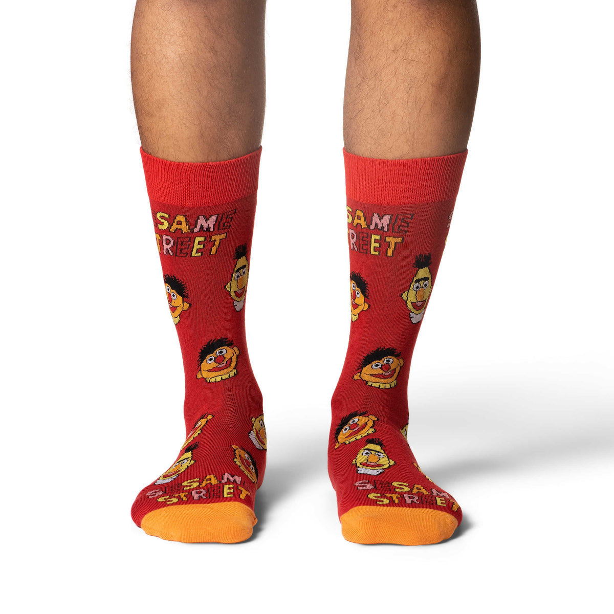 Good Luck Sock | Men's Crew | Sesame Street, Bert & Ernie Faces