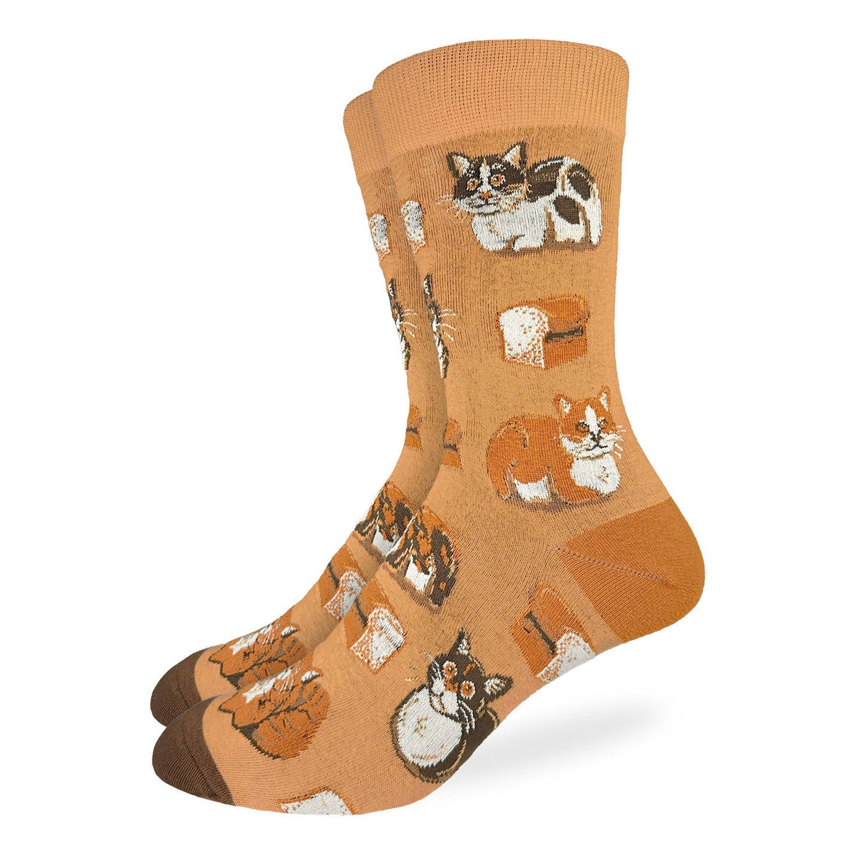 Good Luck Sock | Men's Crew | Cat Loaf