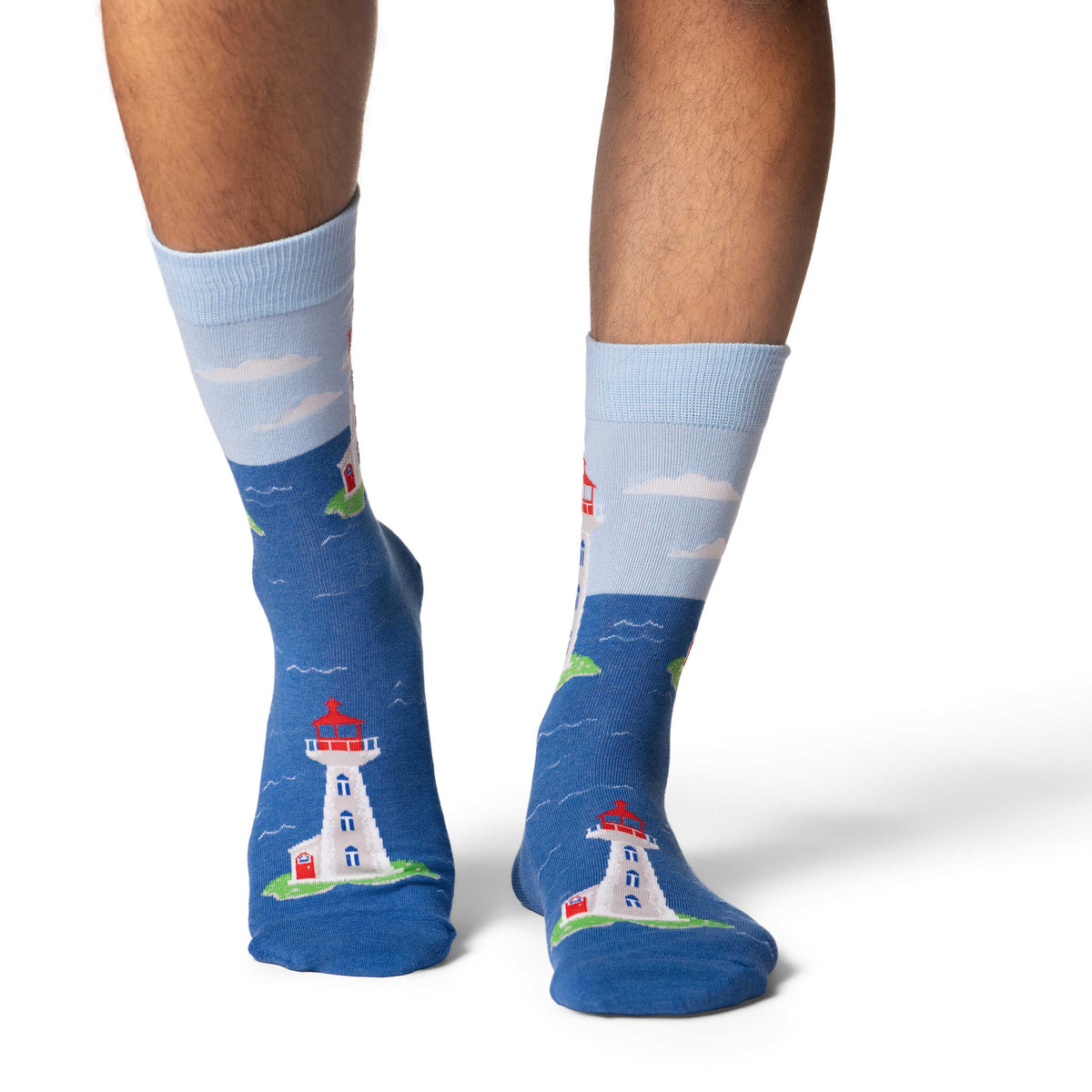 Good Luck Sock | Men's Crew | Lighthouse