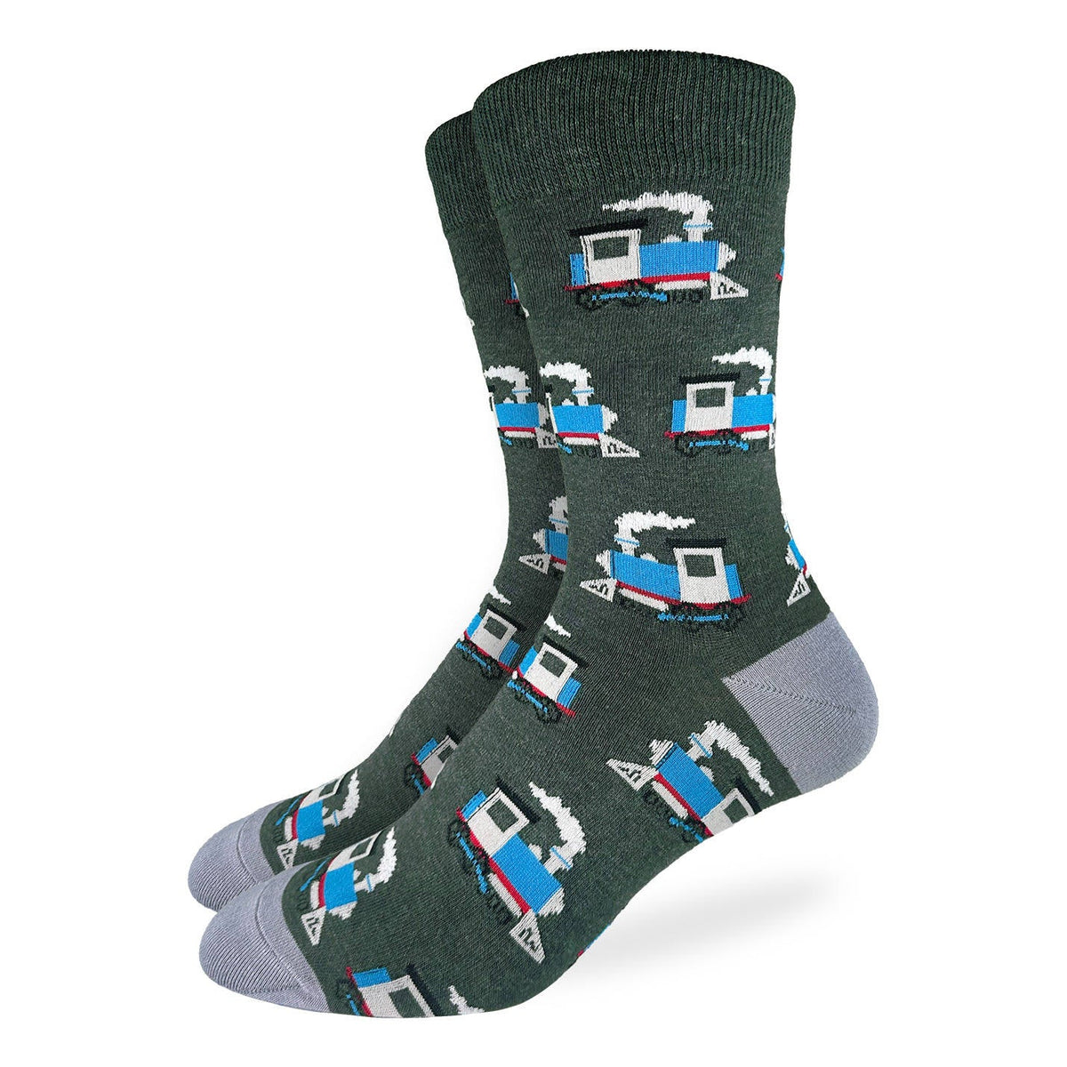 Good Luck Sock | Men's Crew | Train Locomotive