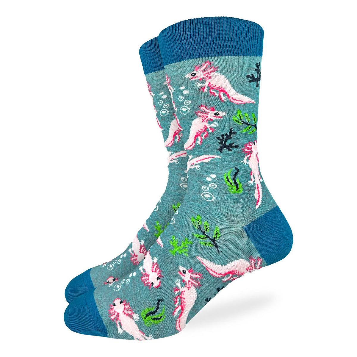 Good Luck Sock | Men's Crew | Axolotl