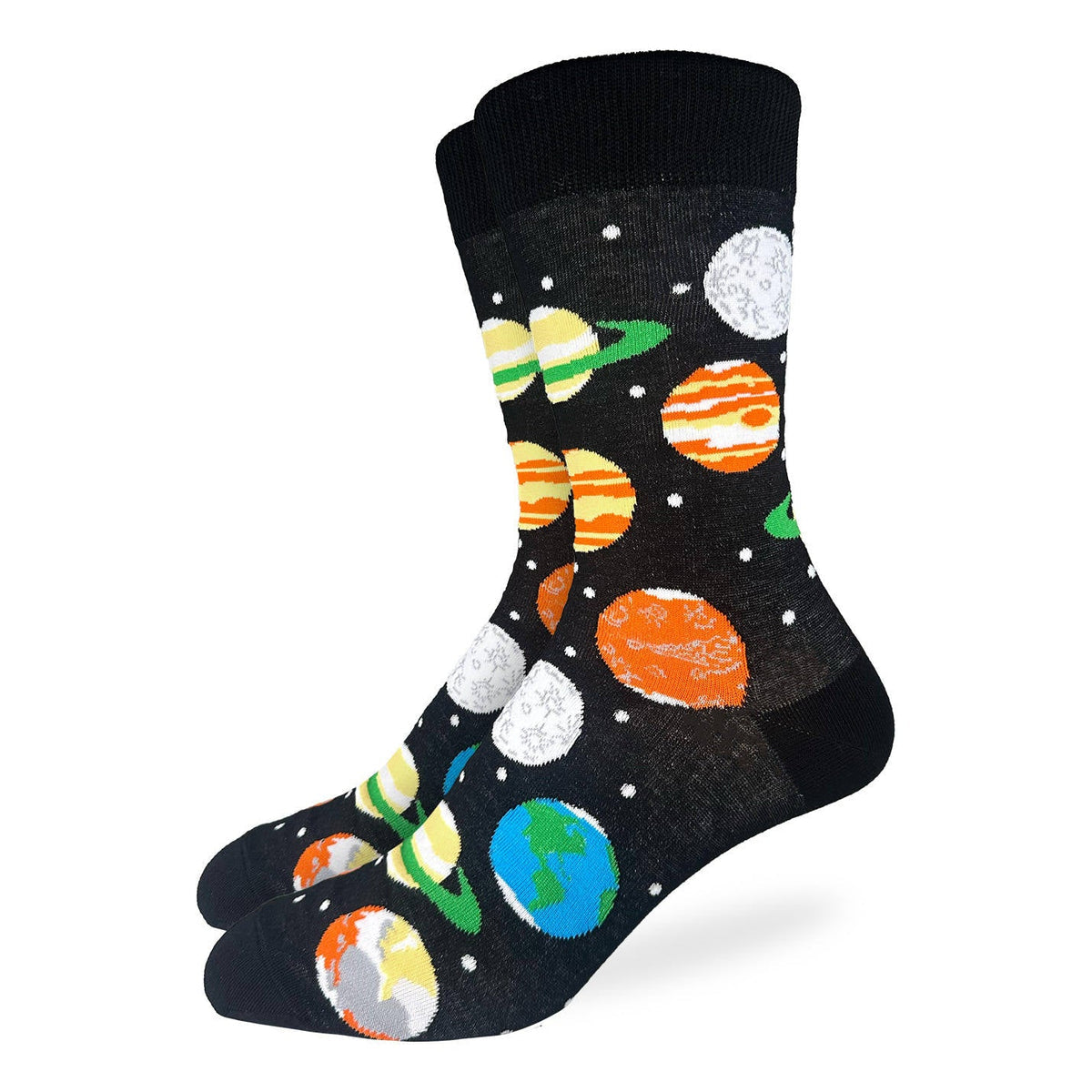 Good Luck Sock | Men's Crew | Solar System Planets