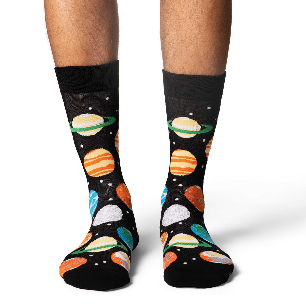 Good Luck Sock | Men's Crew | Solar System Planets