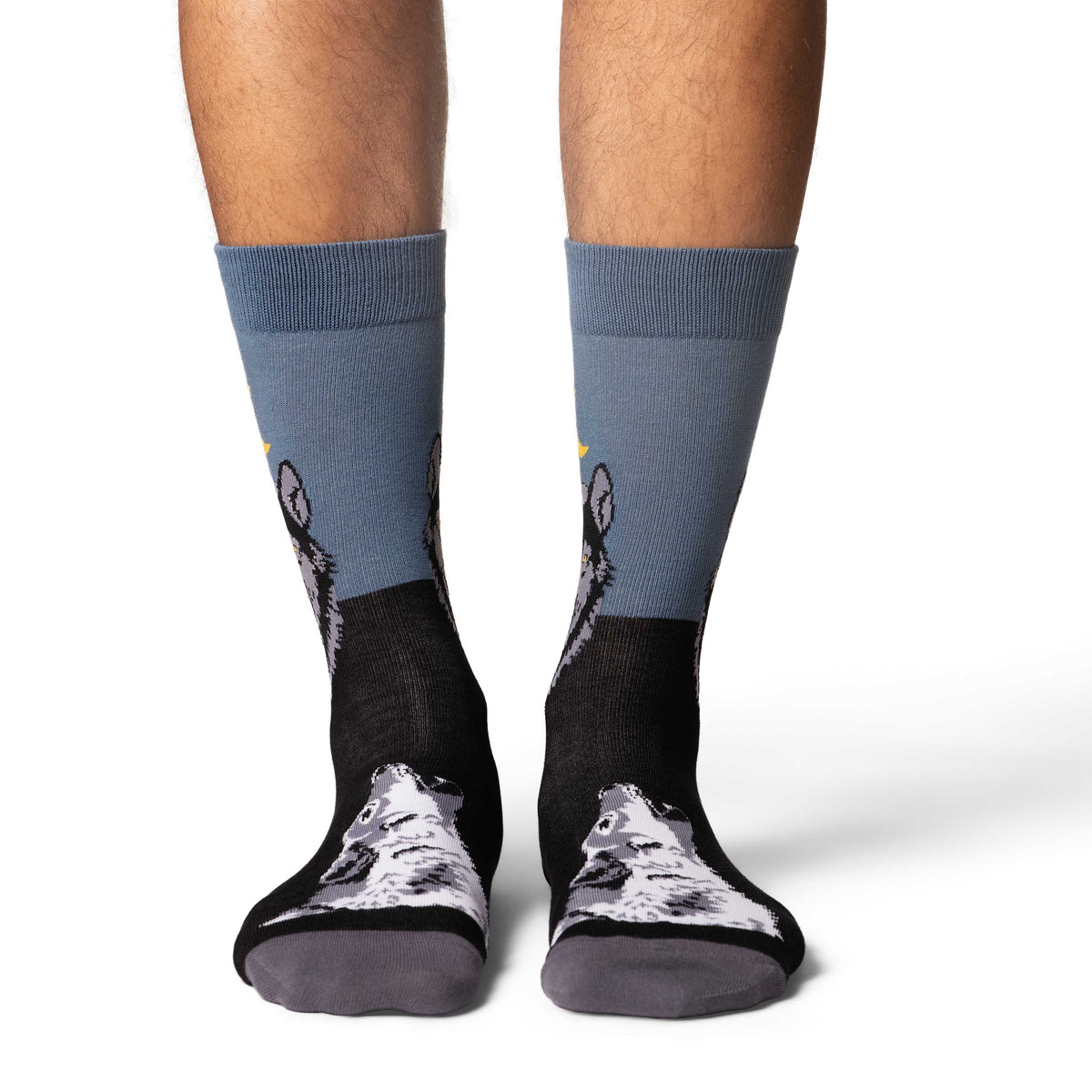Good Luck Sock | Men's Crew | Howling Wolf