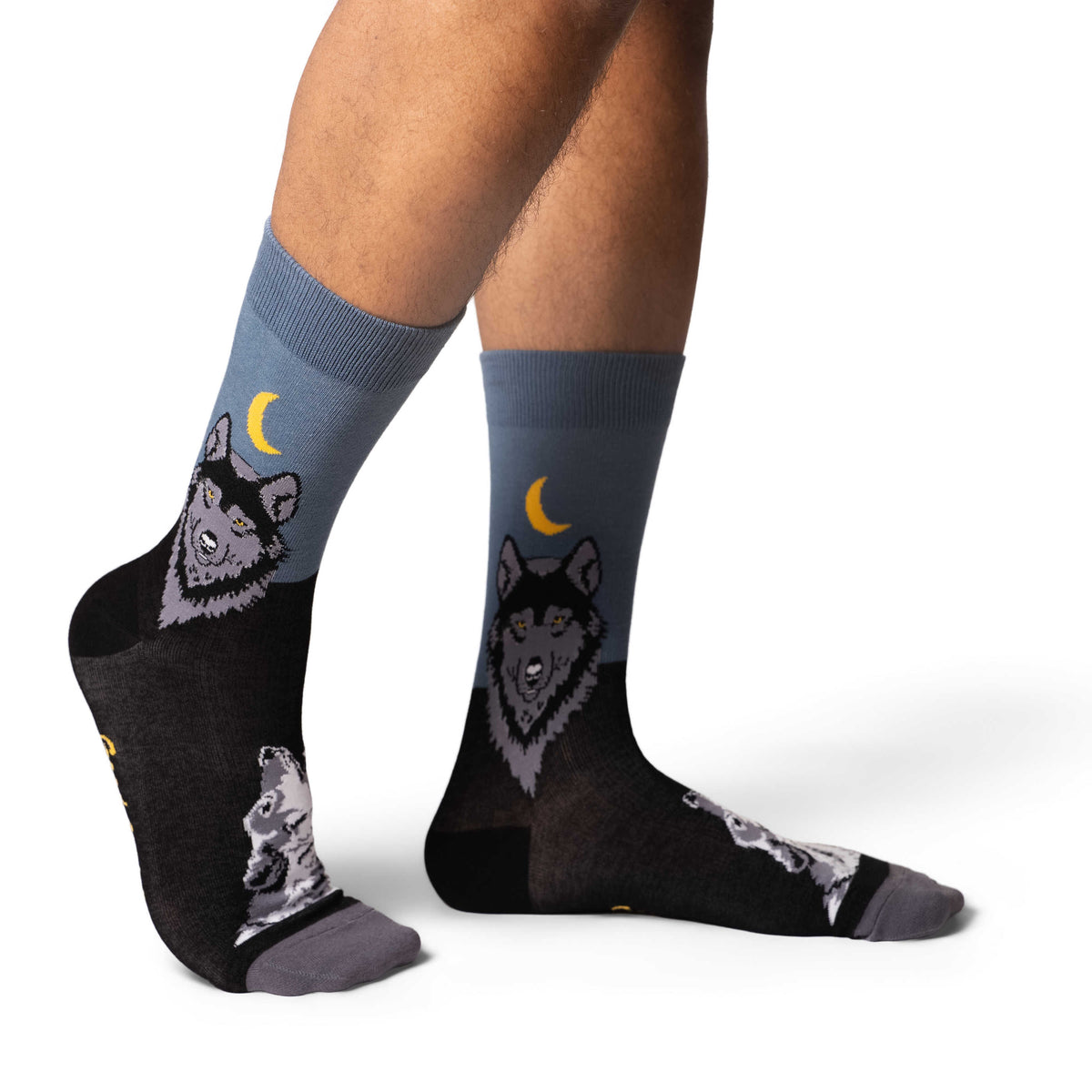 Good Luck Sock | Men's Crew | Howling Wolf