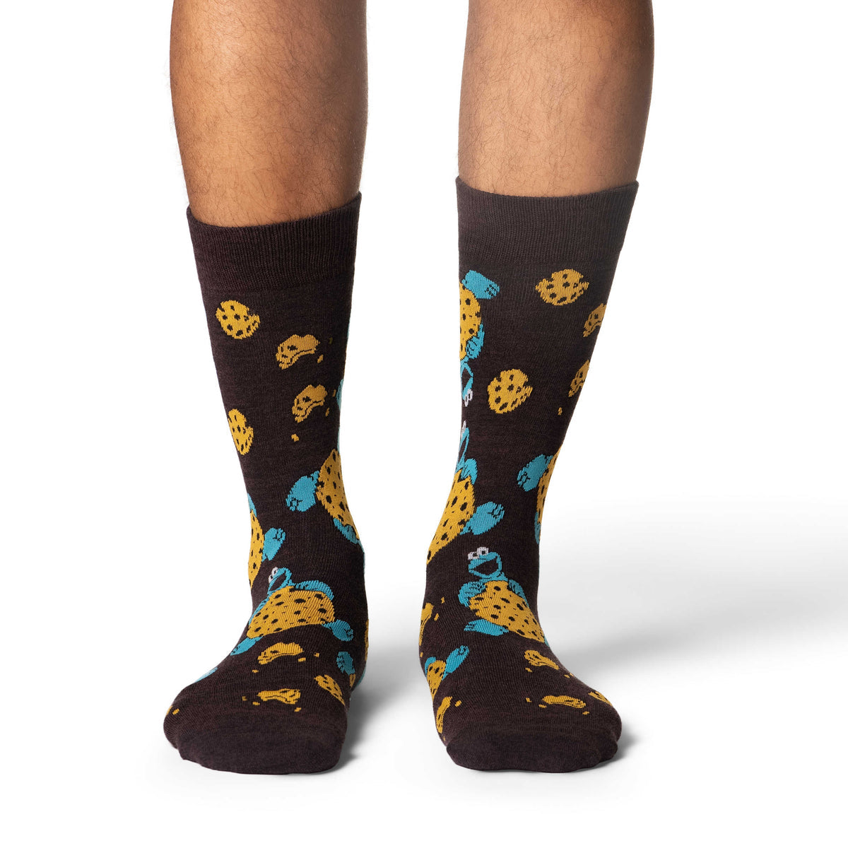 Good Luck Sock | Men's Crew | Sesame Street, Cookie Monster
