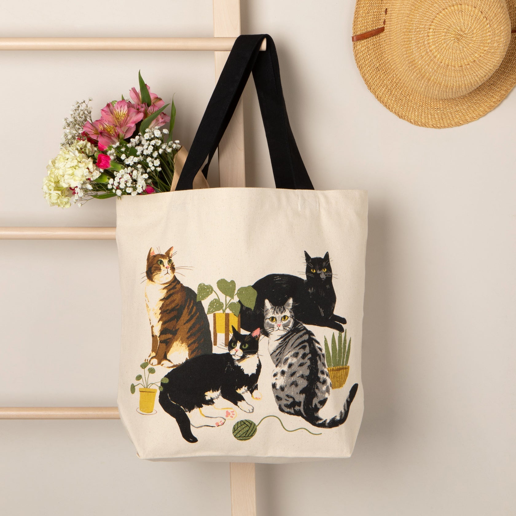Now Designs | Cat Collective Tote Bag