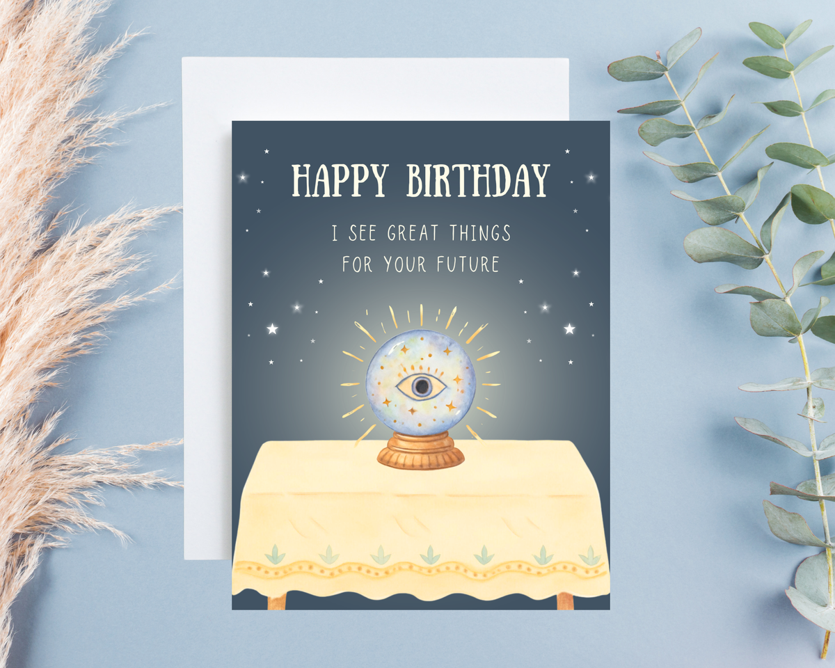 Free & Inked | I See Great Things Birthday Card