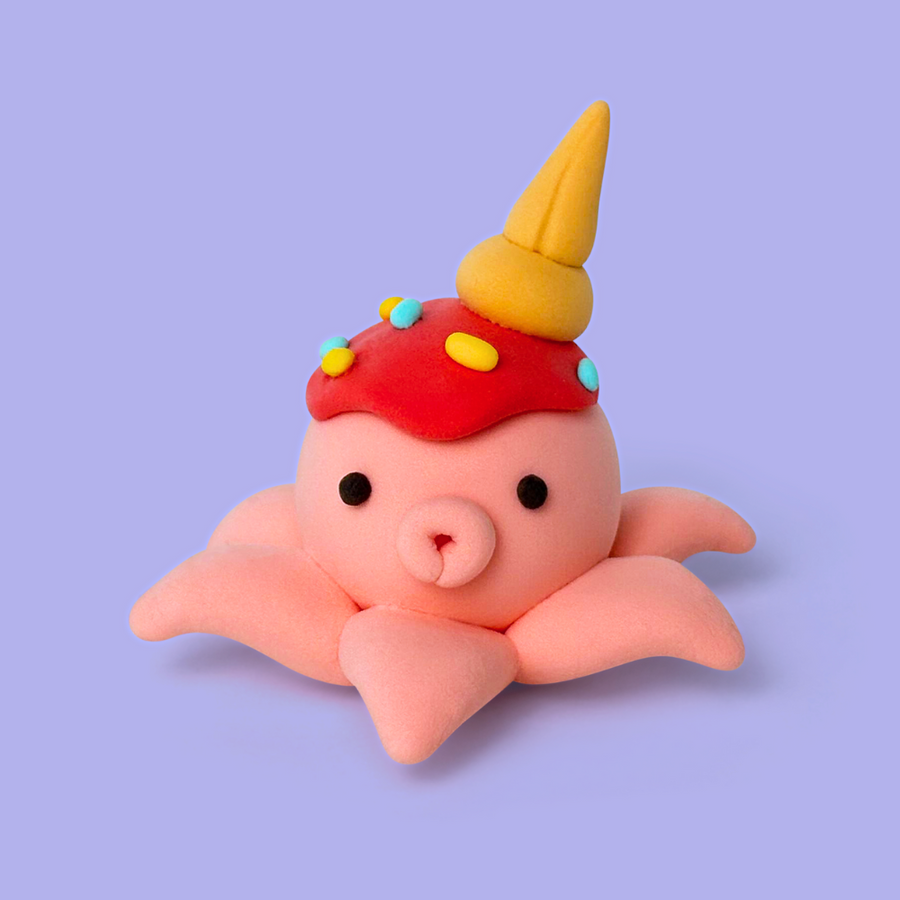 Claymoo | Scoopy the Octopus Air Dry Clay Kit