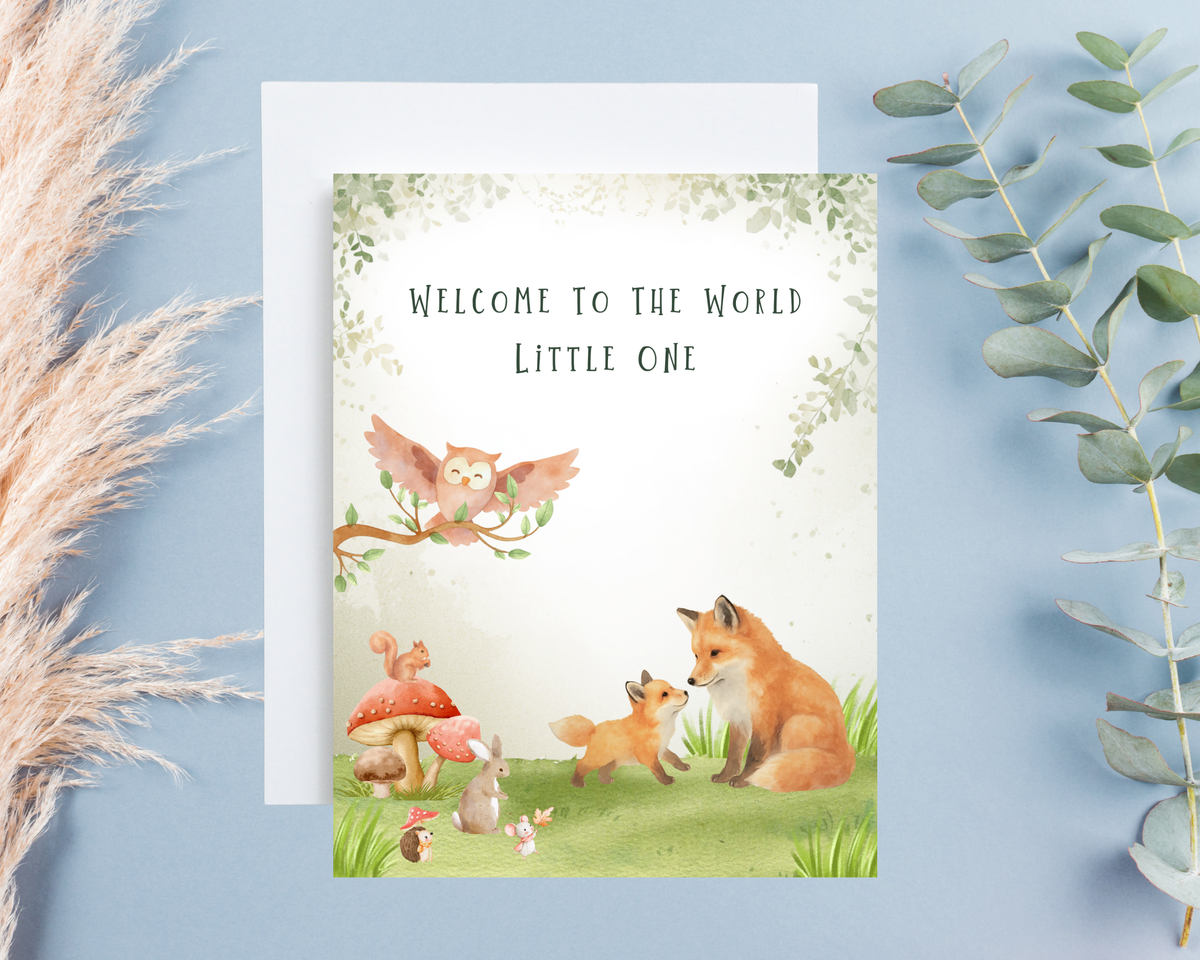 Free & Inked | Welcome to the World Little One Card