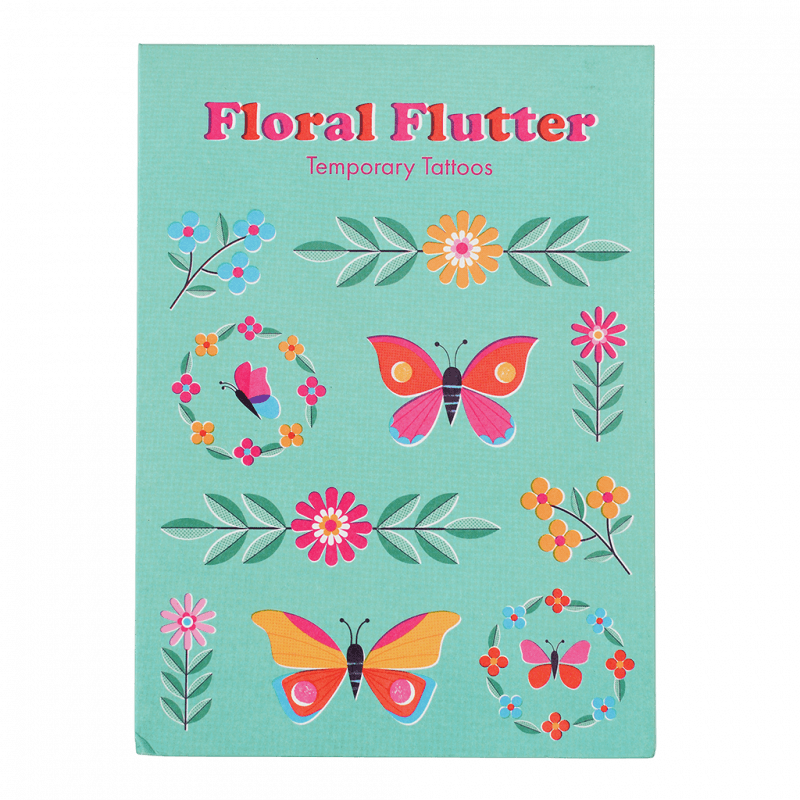 Rex London | Floral Flutter Temporary Tattoos