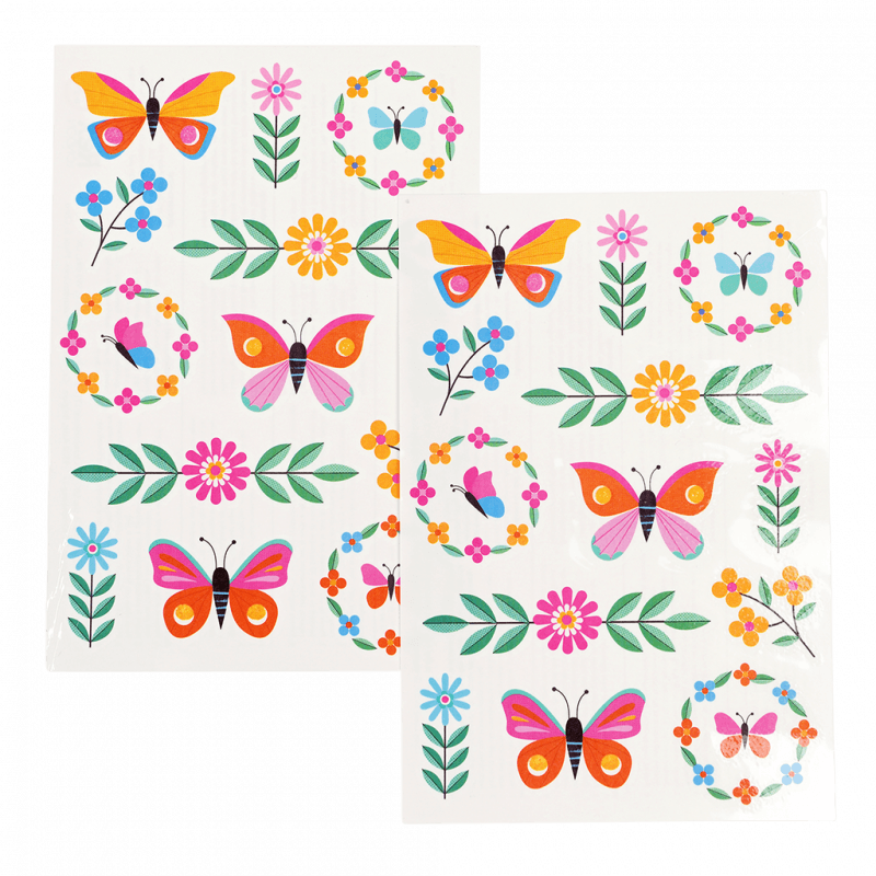 Rex London | Floral Flutter Temporary Tattoos