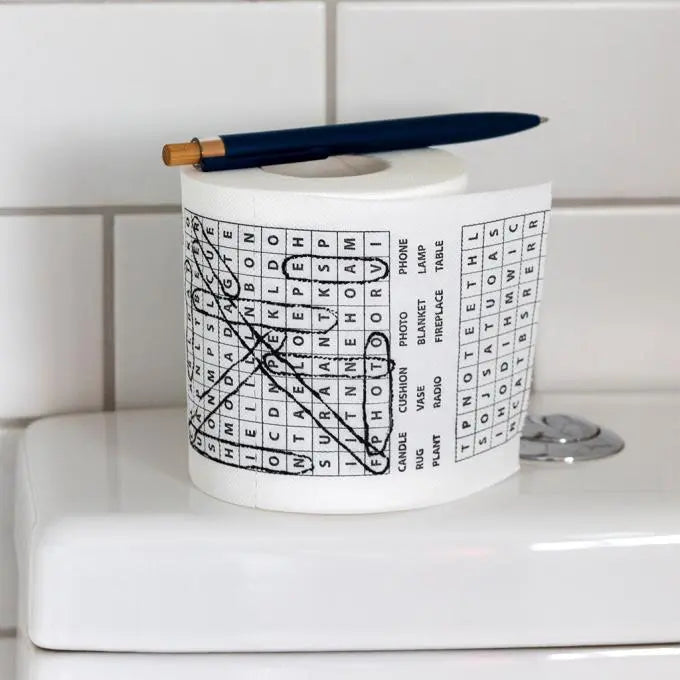 Word search loo roll