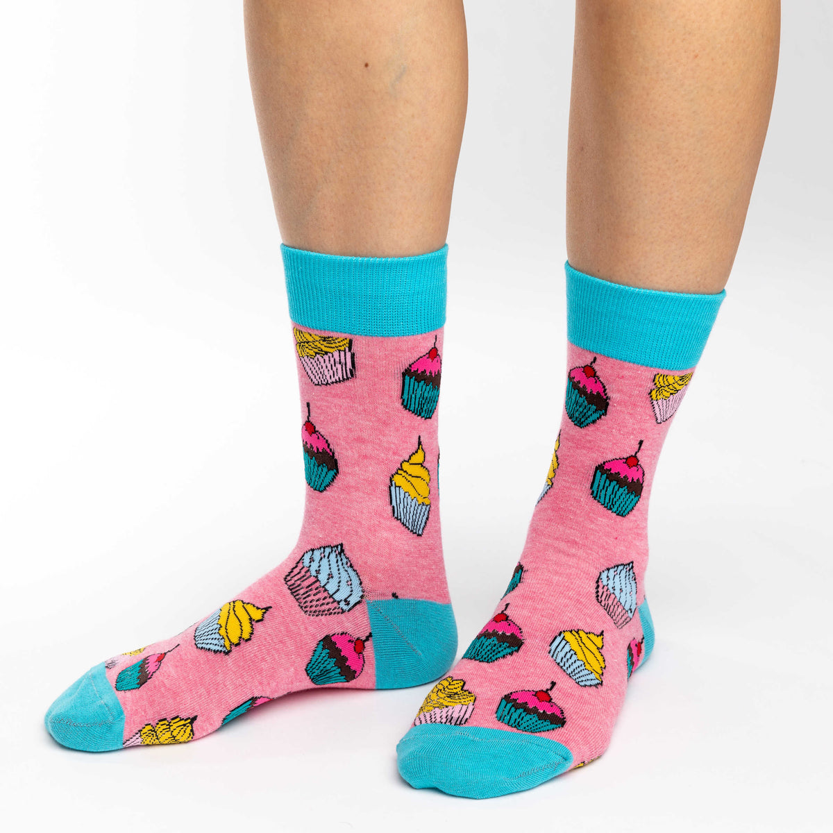 Good Luck Sock | Women's Crew | Cupcakes