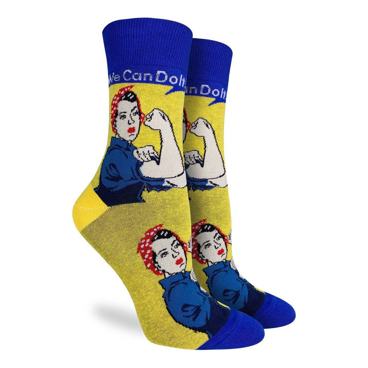 Good Luck Sock | Women's Crew | Rosie the Riveter