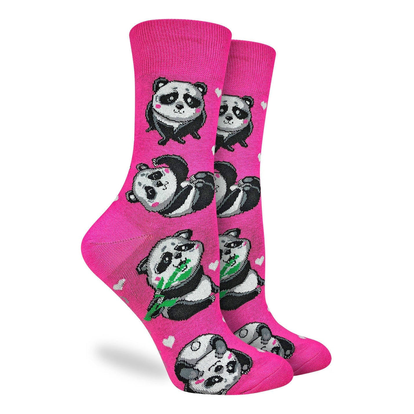 Good Luck Sock | Women's Crew | Cute Pandas